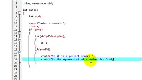 Sqrt Function In C Design Corral