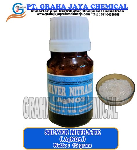 Perak Nitrat Silver Nitrate Agno Gram Ikm Indonesi