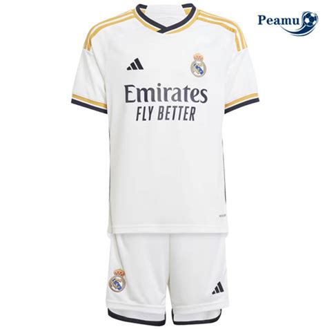 Peamu Maglia Calcio Real Madrid Bambino Prima 2023 2024 PA2282