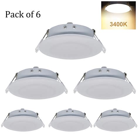 Facon 4 5Inch LED RV Puck Light Full Aluminum Recessed LED Ceiling