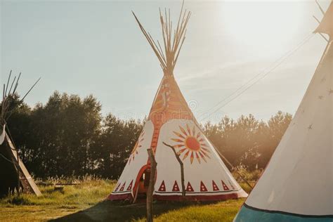 Tipi Village Stock Photo Image Of Tent Teepee Teepees 626998