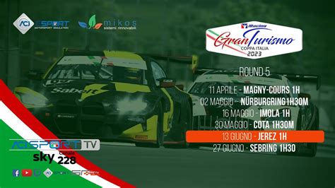 Aci Esport Coppa Italia Gran Turismo Iracing Round Jerez