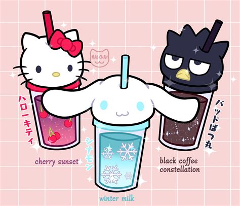 Sanrio Drinks Pt2 By Maosinosaki On Deviantart