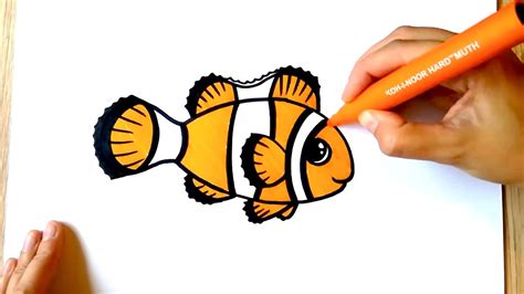 How To Draw A Clown Fish For Kids / Today i will show you how to draw a cartoon lobster.