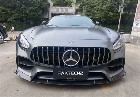 Paktechz Carbon Fiber Front Lip Ver 1 For Mercedes Benz Amg Gt Gts Gtc Carbon Showroom