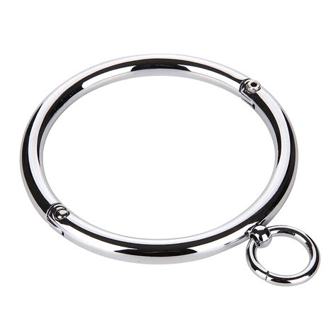 Adult Games Stainless Steel Collar Neck Ring Slave Bdsm Metal Sex Toys