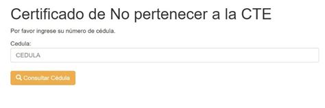 Certificado De No Pertenecer A La Cte En L Nea