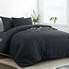 Amazon Ruikasi Anthracite Grey Twin Comforter Sets Piece