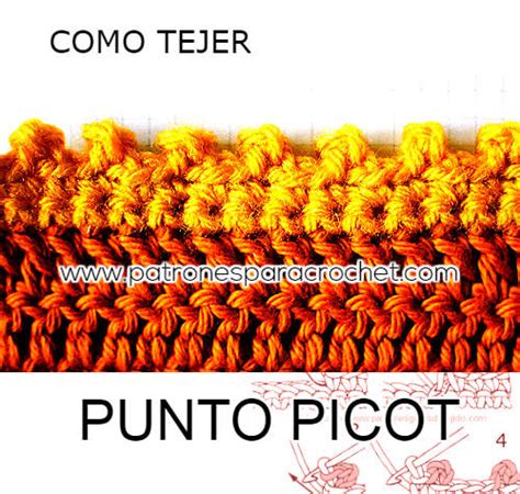 Cómo tejer el punto picot Aprende Crochet