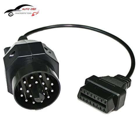 Obd Obd Ii Adapter Cable For Bmw Pin Male To Obd Pin Female