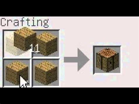 Minecraft Poradnik Jak Zrobić Stół rzemieślniczy Crafting Box YouTube