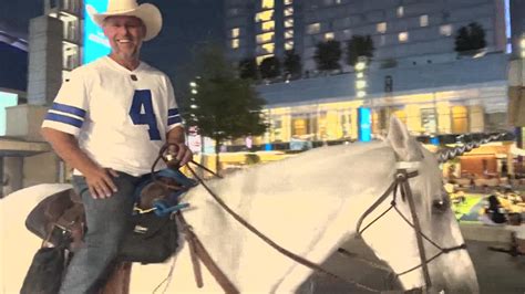 We Found The Cowboys Fan Who Rode His Unicorn Horse To Walmart