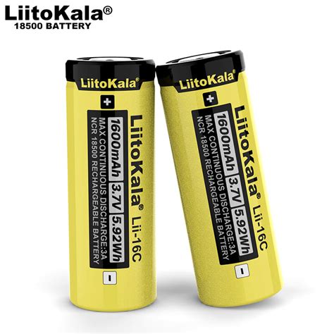 Liitokala Lii C Mah V Recarregavel Lithium Ion