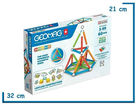 Geomag Supercolor Panels Construccion Magnetica 60 Piezas