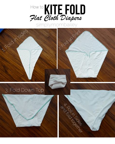 Folding Flat Cloth Diapers Kite Fold Simply Mom Bailey