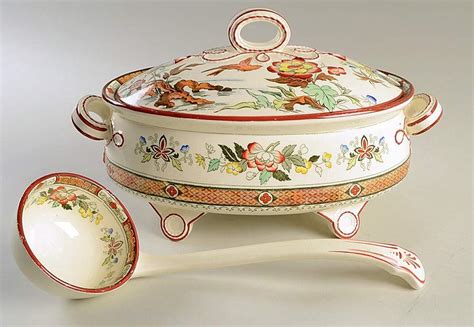 Hong Kong Tureen Lid W Ladle By Powell Bishop Stonier