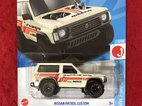 未使用即決 ホットウィール NISSAN PATROL CUSTOM 白 HotWheels 日産 パトロール カスタム サファリ