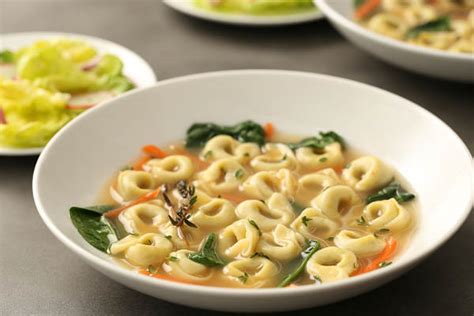 Spinach Tortellini Soup Recipe With Bone Broth Barilla