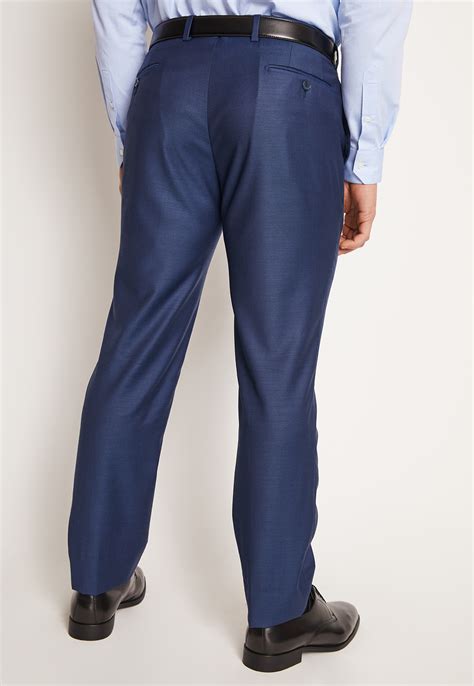 Ripley PANTALÓN FORMAL LISO AZUL AZUL PERRY ELLIS