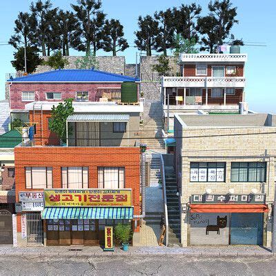 Artstation Yeonhee Supermarket Studio Vertex In Sims House