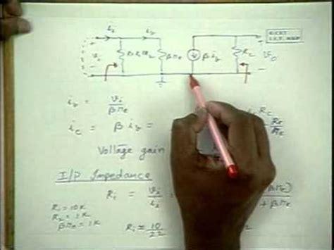 RVR BE 22 BJT Small Signal Analysis YouTube