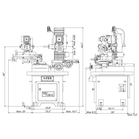 New Atrump Tool Cutter Grinder Model Cm 2 Monaset