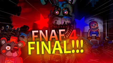 Zerando Fnaf Blind Mode Insta Foxy Mad Freddy Five Nights