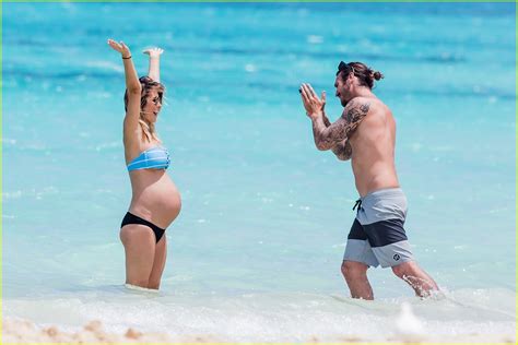 Audrina Patridge Corey Bohan Snap Bikini Baby Bump Pics Photo