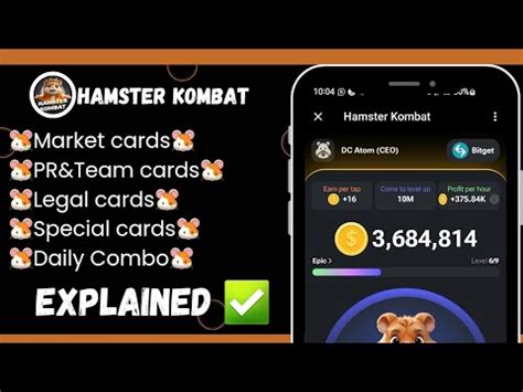 Hamster Kombat Cards Explained Hamster Kombat Tap To Mine Airdrop