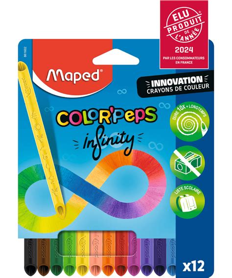 Crayons De Couleur Colorpeps Infinity Maped France