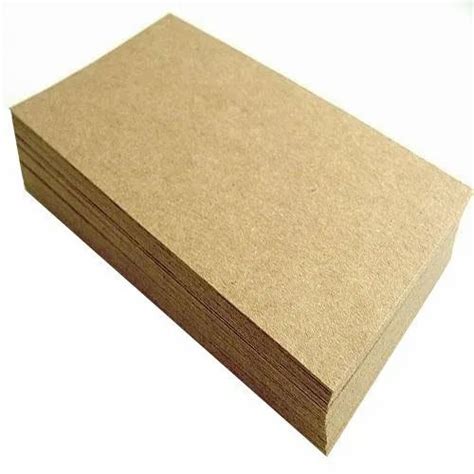 Brown Mill Board Paper For Packaging Thickness 210 550 Gsm At Rs 26