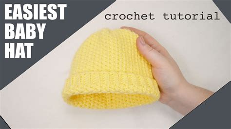 How To Crochet A Baby Hat Months Easy Tutorial For Beginners