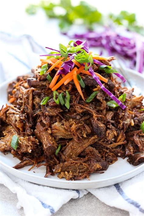 Slow Cooker Asian Shredded Pork Pulled Pork Joyous Apron Recipe