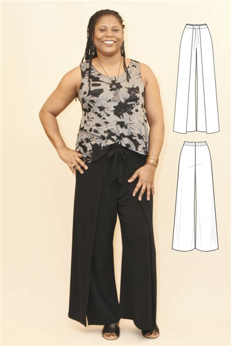 Christine Jonson 227 Wrap Pants Downloadable Pattern