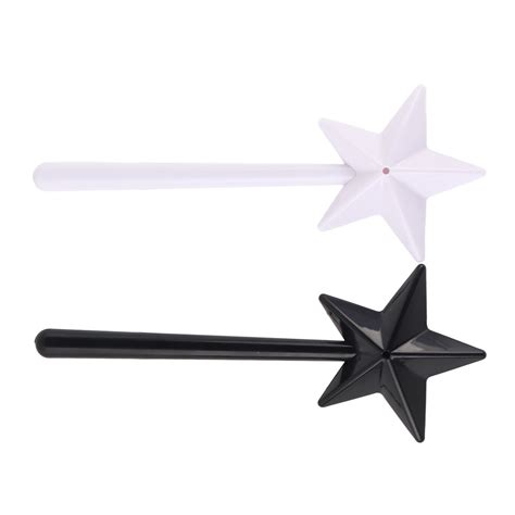 Star Shaped Salt Pepper Shaker Set 2pcs Plastic Wand Salt Dispenser