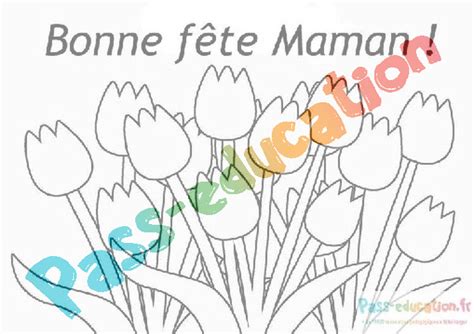 Coloriage Gratuit Pour La Fête Des Mères Dessins à Télécharger Et Imprimer Pour Maman