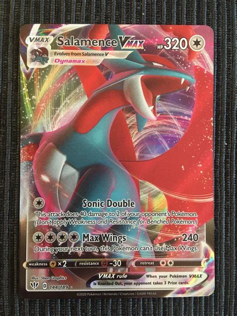 Pokemon Salamence Vmax Darkness Ablaze Kaufen Auf Ricardo