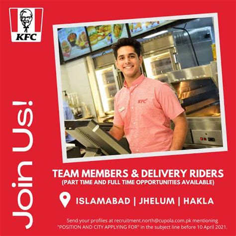 KFC Part Time And Full Time Jobs 2021