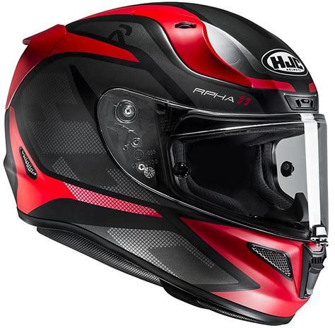 Casque de moto intégral HJC RPHA 11 Deroka MC1SF rouge mat noir Vente