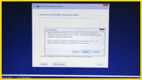 Falta Un Controlador De Medios Instalaci N Windows No Detecta