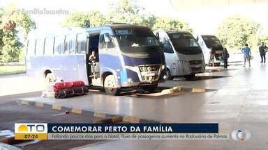 Bom Dia Tocantins Fluxo de passageiros aumenta na Rodoviária de