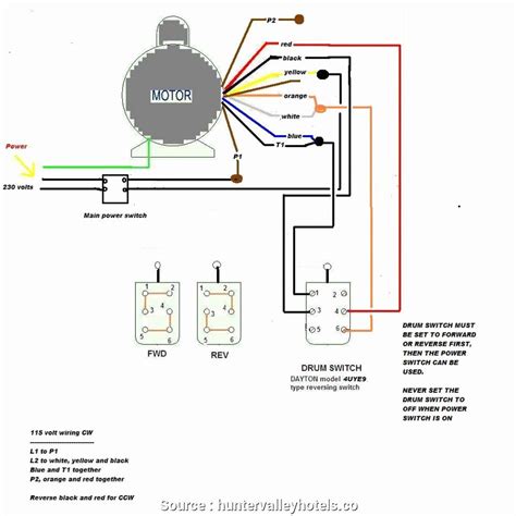 Leeson 115 230 Motor Wiring