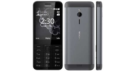 Nokia 230 Dual Fekete Dark Silver Mobiltelefon Pepita Hu