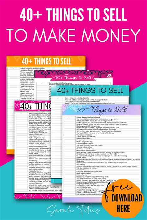 40 Things To Sell Right Now To Make Money From Home In 2024 How To