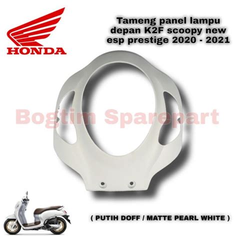 Cover Tameng Panel Lampu Depan K F Scoopy New Esp Prestige