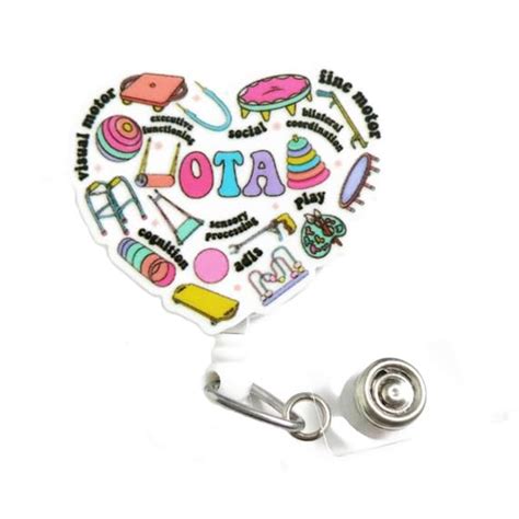 Amazon Ota Badge Reel Occupational Therapy Assistant Badge Holder