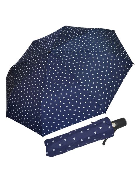 Зонт Ame Yoke Umbrella (Japan), Полный автомат, 3 сложения, темно-синий ...