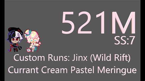 CROB Custom Runs Jinx Wild Rift Currant Cream Pastel 521M Jinx Lol