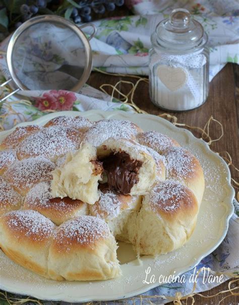 Danubio Alla Nutella Ricetta Lievitato Dolce Senza Burro Nell Impasto