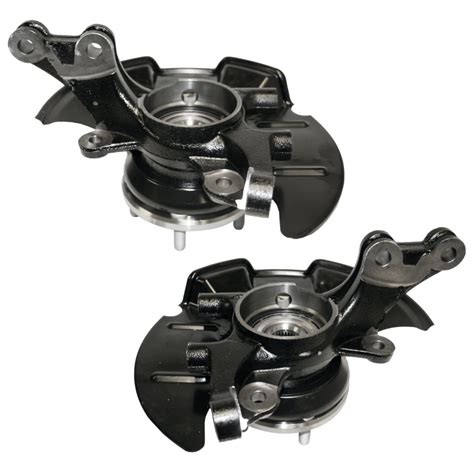 Autoshack Front Steering Knuckle And Wheel Bearing Hub Assembly 5 Lugs With Abs Set Of 2 Driver